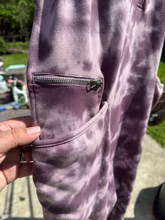 Rags Purple Tie Dye Women's Tank Romper Size Large - Picture 13 of 13